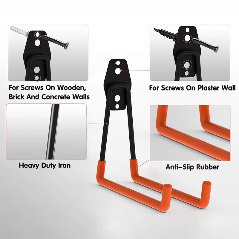 Gardening Tools Organizer - ตะขอแขวนอุปกรณ์อเนกประสงค์สำหรับโรงรถ, ที่จัดเก็บเครื่องมือทำสวนในโรงรถ, ตะขอแขวนติดผนังอเนกประสงค์, ที่จัดเก็บเครื่องมือสำหรับงานหนัก