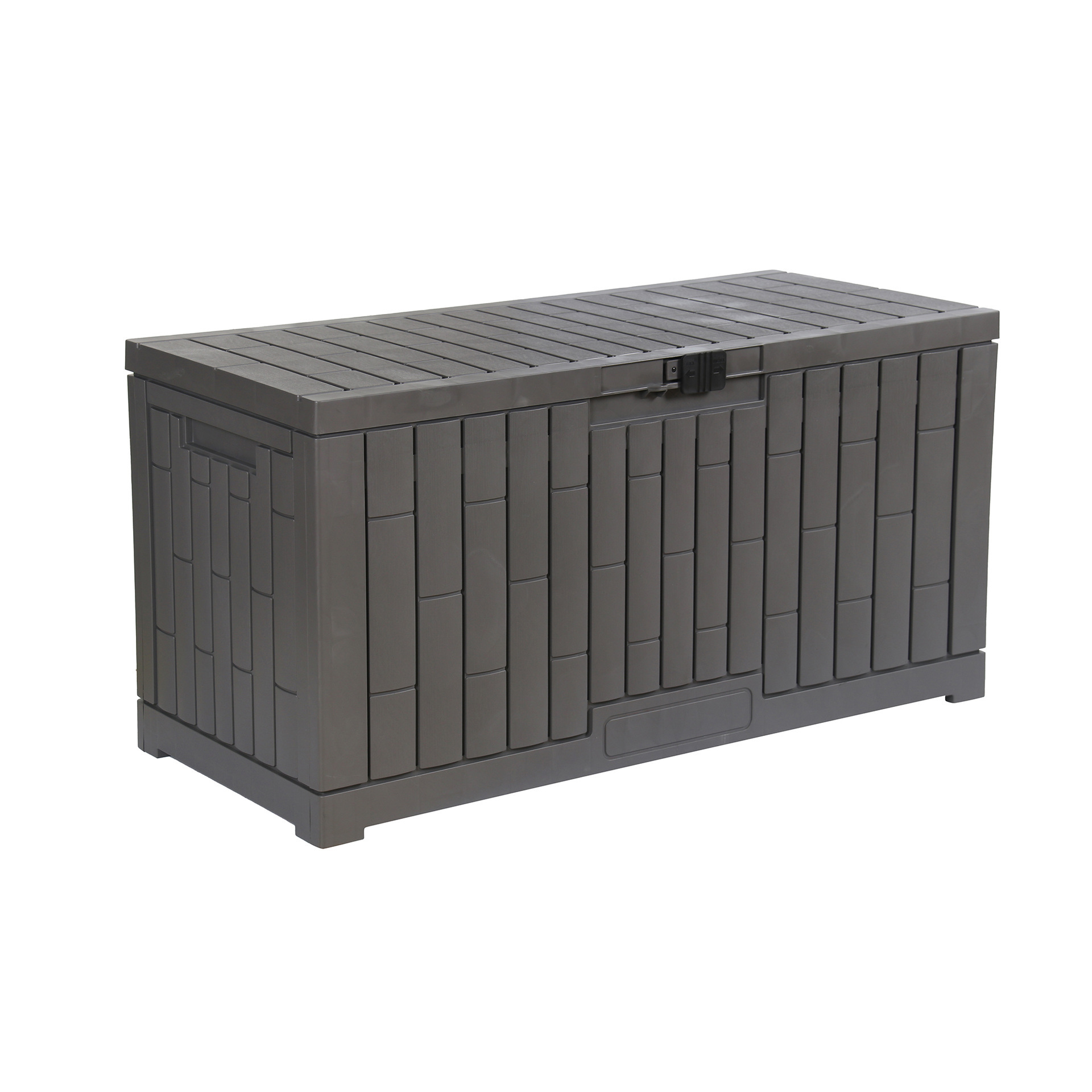 Gardening Tools Organizer - กล่องเก็บของกลางแจ้ง, กล่องเก็บของพลาสติกกันน้ำพร้อมกุญแจล็อค, ตู้เก็บอุปกรณ์สำหรับสวน ลานบ้าน และสระว่ายน้ำ