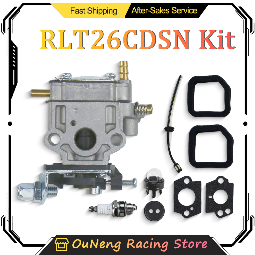 Gardening Tools And Equipment - ชุดคาร์บูเรเตอร์เครื่องตัดหญ้า พร้อมท่อส่งน้ำมัน สำหรับ Rlt26cdsn Homelite HlT25CNB