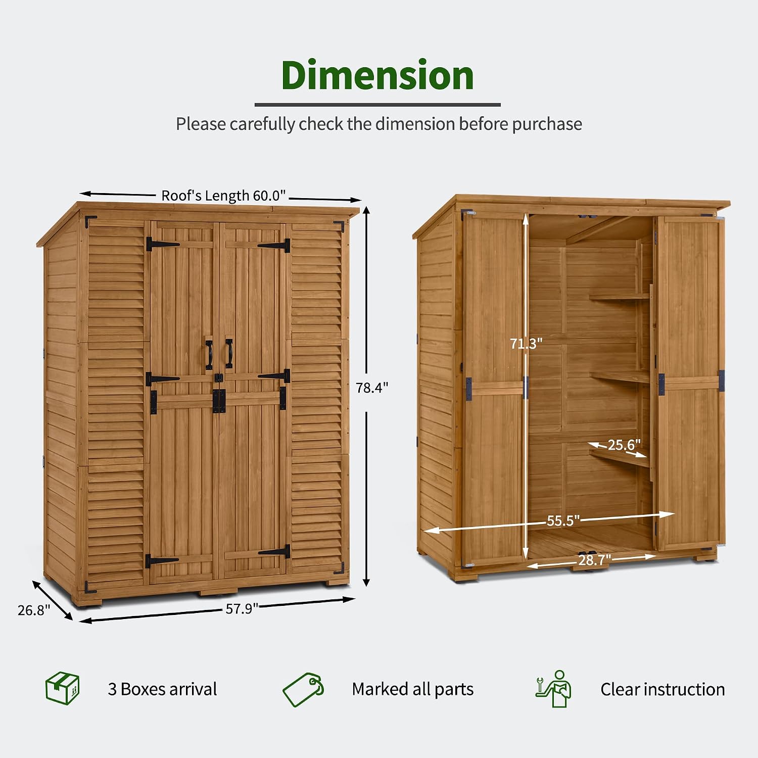ตู้เก็บของกลางแจ้งพร้อมชั้นวาง - Gardening Tools Organizer บทวิจารณ์และราคา