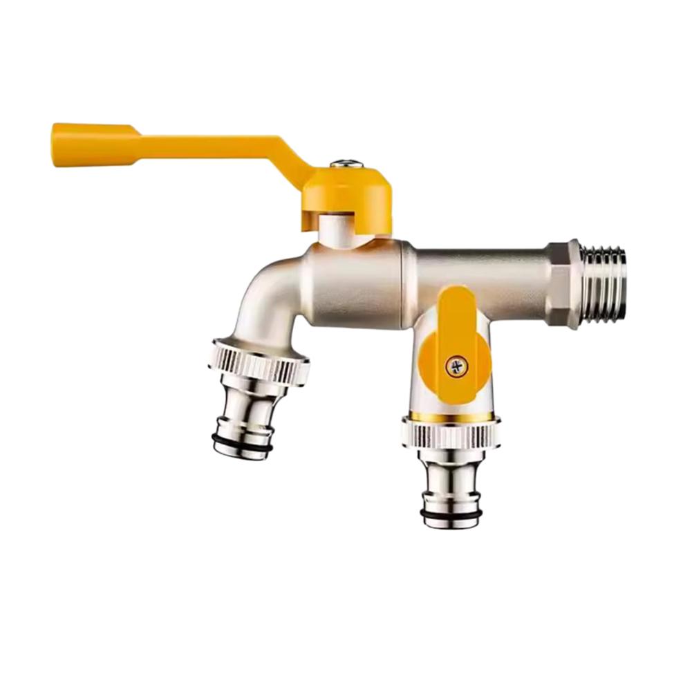 ก๊อกน้ำกลางแจ้งแบบคู่ พร้อมอะแ - Gardening Tools And Equipment บทวิจารณ์และราคา