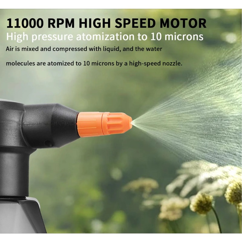 กระบอกฉีดน้ำไฟฟ้าแบบชาร์จได้ขน - Gardening Tools And Equipment บทวิจารณ์และราคา