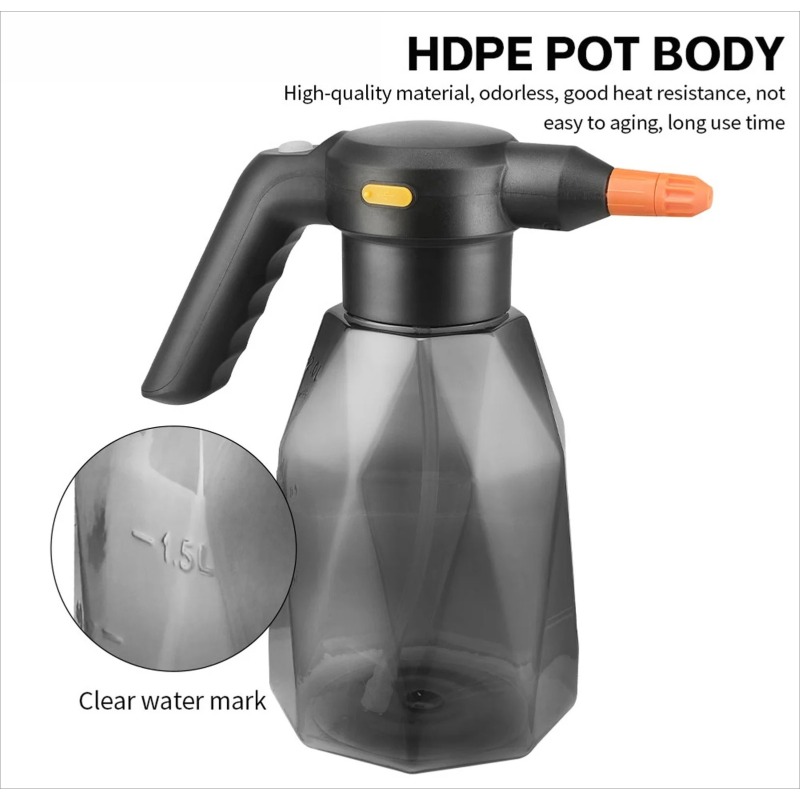 กระบอกฉีดน้ำไฟฟ้าแบบชาร์จได้ขน - Gardening Tools And Equipment บทวิจารณ์และราคา