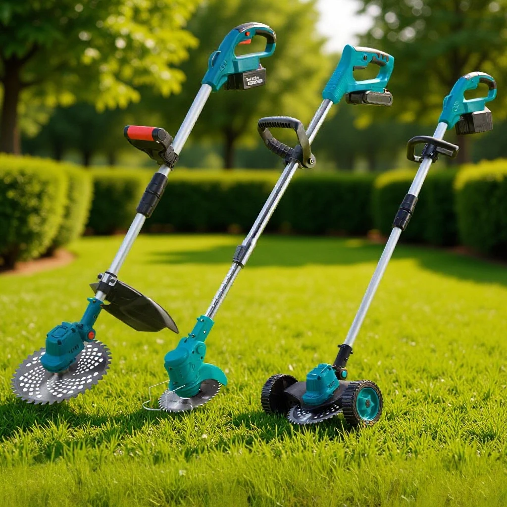 เครื่องตัดหญ้าไร้สายแบบใช้แบตเ - Gardening Tools Lawn Mower บทวิจารณ์และราคา